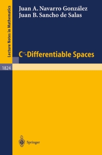 صورة الغلاف: C^\infinity - Differentiable Spaces 9783540200727
