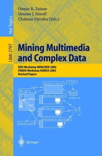صورة الغلاف: Mining Multimedia and Complex Data 1st edition 9783540203056