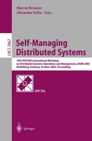 Imagen de portada: Self-Managing Distributed Systems 1st edition 9783540203148
