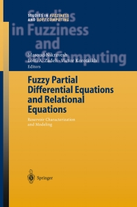 صورة الغلاف: Fuzzy Partial Differential Equations and Relational Equations 1st edition 9783540203223