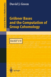 Omslagafbeelding: Gröbner Bases and the Computation of Group Cohomology 9783540203391