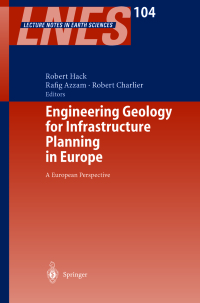 Cover image: Engineering Geology for Infrastructure Planning in Europe 1st edition 9783540210757