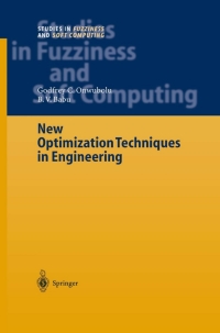 Titelbild: New Optimization Techniques in Engineering 9783540201670