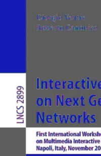 Cover image: Interactive Multimedia on Next Generation Networks 1st edition 9783540205340