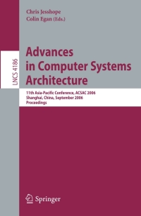 表紙画像: Advances in Computer Systems Architecture 1st edition 9783540400561