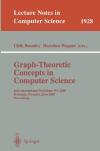 Immagine di copertina: Graph-Theoretic Concepts in Computer Science 1st edition 9783540411833