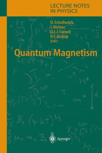 Imagen de portada: Quantum Magnetism 1st edition 9783540214229