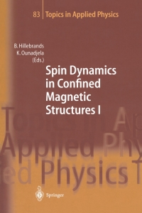 Immagine di copertina: Spin Dynamics in Confined Magnetic Structures I 1st edition 9783540411918
