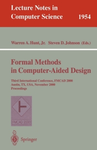 Titelbild: Formal Methods in Computer-Aided Design 1st edition 9783540412199
