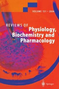 Cover image: Reviews of Physiology, Biochemistry and Pharmacology 151 1st edition 9783540220961