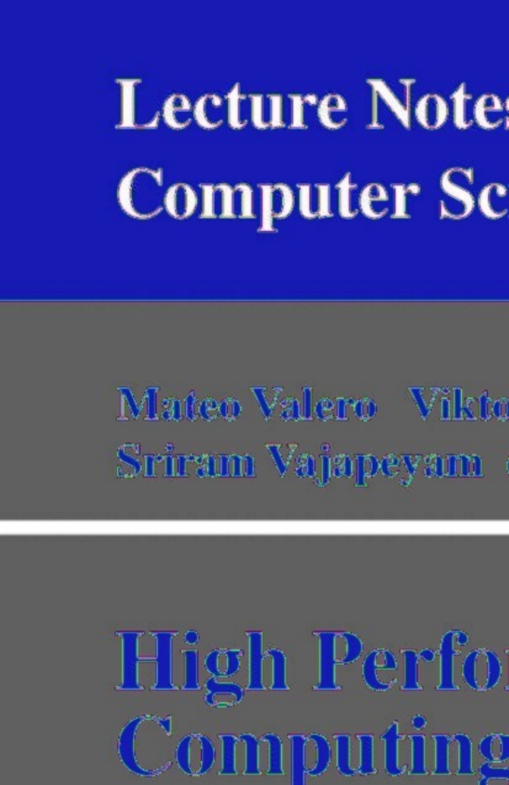 High Performance Computing – HiPC 2000 7th International Conference Bangalore, India, December 17-20, 2000 Proceedings 1st Edition