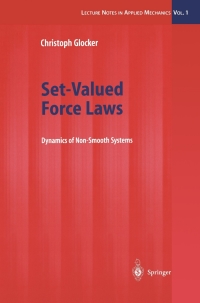 Cover image: Set-Valued Force Laws 9783642535956