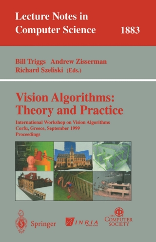 صورة الغلاف: Vision Algorithms: Theory and Practice 1st edition 9783540679738
