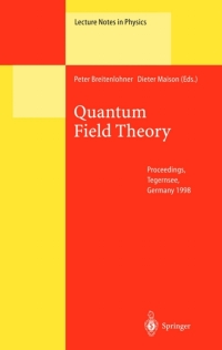 Imagen de portada: Quantum Field Theory 1st edition 9783540679721