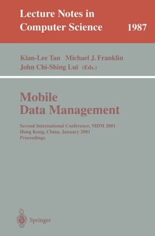 Imagen de portada: Mobile Data Management 1st edition 9783540414544
