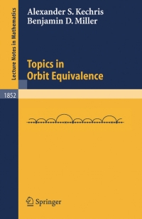 Immagine di copertina: Topics in Orbit Equivalence 9783540226031