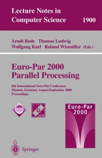 Titelbild: Euro-Par 2000 Parallel Processing 1st edition 9783540679561