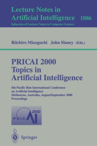 Cover image: PRICAI 2000 Topics in Artificial Intelligence 1st edition 9783540679257