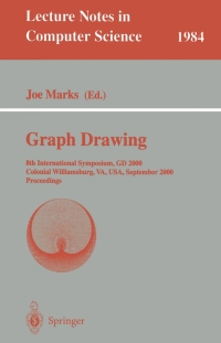 Cover image: Graph Drawing 1st edition 9783540415541