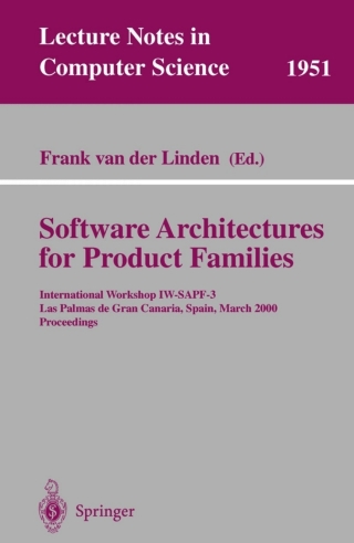 Cover image: Software Architectures for Product Families 1st edition 9783540414803