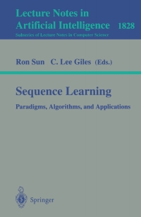 صورة الغلاف: Sequence Learning 1st edition 9783540415978