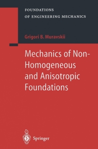 Cover image: Mechanics of Non-Homogeneous and Anisotropic Foundations 9783642536021