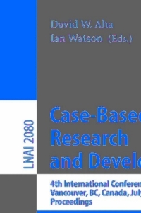 Cover image: Case-Based Reasoning Research and Development 1st edition 9783540423584