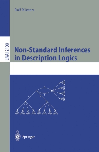 Omslagafbeelding: Non-Standard Inferences in Description Logics 9783540423973