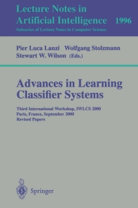 Omslagafbeelding: Advances in Learning Classifier Systems 1st edition 9783540424376