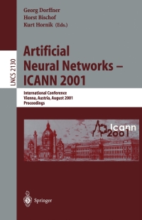 Cover image: Artificial Neural Networks - ICANN 2001 1st edition 9783540424864