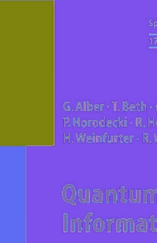 Cover image: Quantum Information 9783540416661