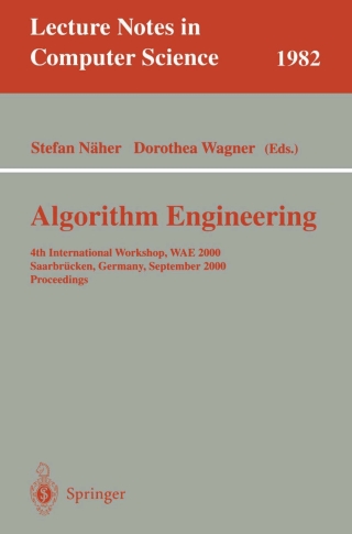 Cover image: Algorithm Engineering 1st edition 9783540425120