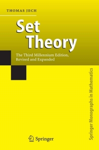 Cover image: Set Theory 3rd edition 9783642078996