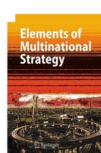 Cover image: Elements of Multinational Strategy 9783540447658