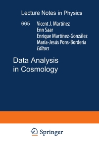 Imagen de portada: Data Analysis in Cosmology 1st edition 9783540239727