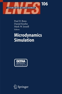 Cover image: Microdynamics Simulation 1st edition 9783540255222