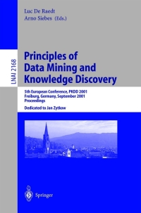 Imagen de portada: Principles of Data Mining and Knowledge Discovery 1st edition 9783540425342