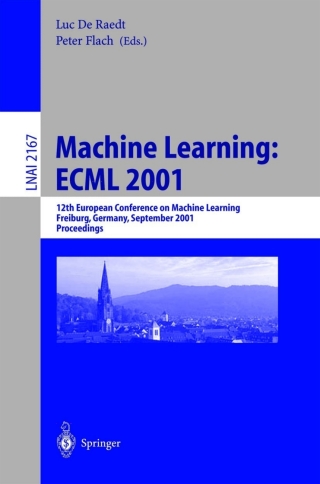 Titelbild: Machine Learning: ECML 2001 1st edition 9783540425366