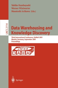 Imagen de portada: Data Warehousing and Knowledge Discovery 1st edition 9783540425533
