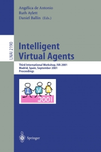 Cover image: Intelligent Virtual Agents 1st edition 9783540425700