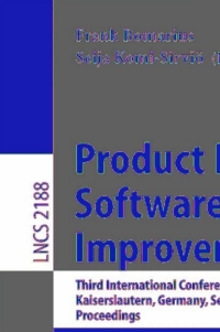صورة الغلاف: Product Focused Software Process Improvement 1st edition 9783540425717