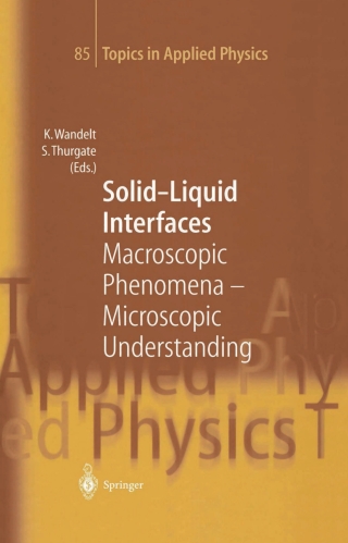 Cover image: Solid-Liquid Interfaces 1st edition 9783540425830