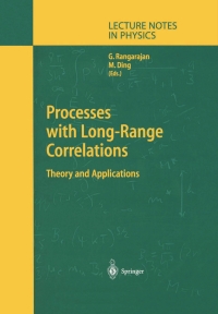 Cover image: Processes with Long-Range Correlations 1st edition 9783540401292