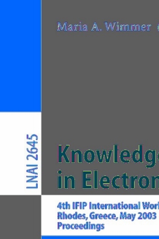 Imagen de portada: Knowledge Management in Electronic Government 1st edition 9783540401452