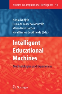 表紙画像: Intelligent Educational Machines 1st edition 9783540449201