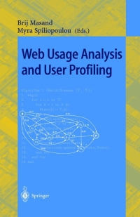 Cover image: Web Usage Analysis and User Profiling 1st edition 9783540678182