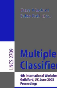 Cover image: Multiple Classifier Systems 1st edition 9783540403692