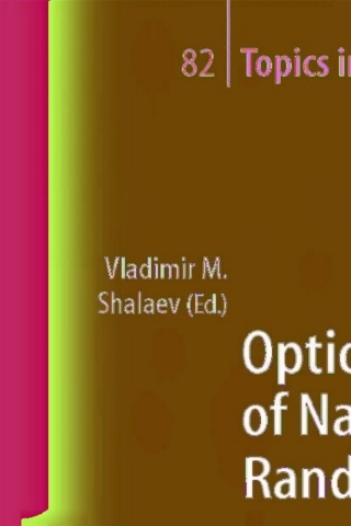 Cover image: Optical Properties of Nanostructured Random Media 1st edition 9783540420316