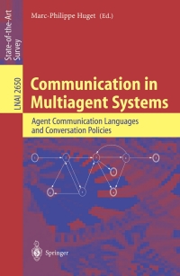 Titelbild: Communication in Multiagent Systems 1st edition 9783540403852