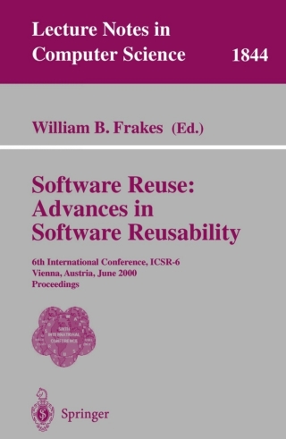 Cover image: Software Reuse: Advances in Software Reusability 1st edition 9783540676966